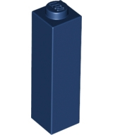 Brick 1 x 1 x 3 in Dark Blue