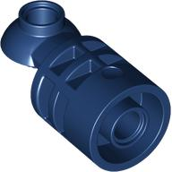 Brick Round 2 x 2 D. Tube with Rotation Joint Ball Half in Dark Blue