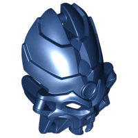 Large Figure Mask Skull Spider in Dark Blue