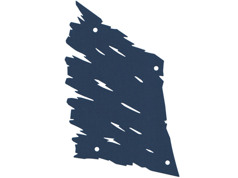 Sail, Tattered with Holes in Dark Blue
