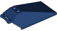 Windscreen 8 x 4 x 2 with Handle and 2 Studs [Solid Studs] [Plain] in Dark Blue