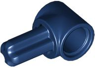 Technic Pin Connector Hub with 1 Axle in Dark Blue