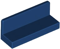Panel 1 x 3 x 1 in Dark Blue