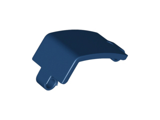 Technic Panel Curved and Bent 6 x 3 in Dark Blue