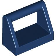 Tile Special 1 x 2 with Handle in Dark Blue