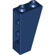 Brick Sloped Inverted 75° 2 x 1 x 3 in Dark Blue