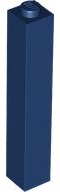 Brick 1 x 1 x 5 with Solid Stud in Dark Blue