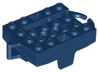 Vehicle Base, Roller Coaster Car 4 x 5 in Dark Blue