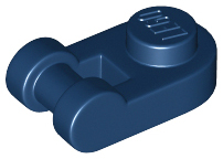 Plate Special 1 x 1 Rounded with Handle in Dark Blue