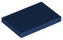 Tile 2 x 3 in Dark Blue