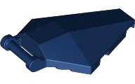 Windscreen 6 x 4 x 1 Hexagonal with Handle in Dark Blue