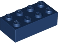 Brick 2 x 4 in Dark Blue