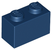 Brick 1 x 2 in Dark Blue