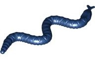 Animal, Snake, Small in Dark Blue