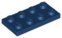Plate 2 x 4 in Dark Blue