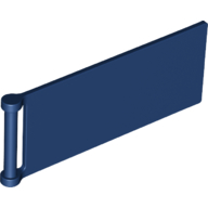 Flag 7 x 3 with Rod in Dark Blue