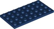 Plate 4 x 8 in Dark Blue