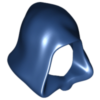 Hood, Connected Chin in Dark Blue