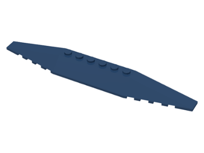 Brick Wedged, Sloped 2 x 16 Triple in Dark Blue