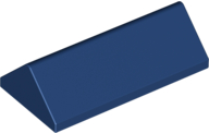 Brick Sloped 45° 2 x 4 Double in Dark Blue