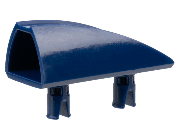 Fairing 1 x 4 Side Flaring Intake with Two Pins in Dark Blue