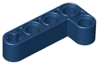 Technic Beam 2 x 4 L-Shape Thick in Dark Blue