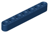 Technic Beam 1 x 7 Thick in Dark Blue