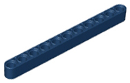 Technic Beam 1 x 11 Thick in Dark Blue
