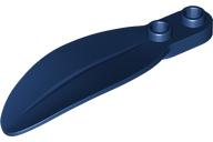 Plant, Leaf 2 x 6 x 1 with 2 Studs in Dark Blue