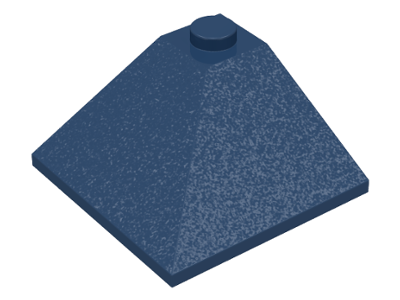 Brick Sloped 33° 3 x 3 Double Convex in Dark Blue