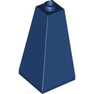 Brick Sloped 75° 2 x 2 x 3 Double Convex in Dark Blue