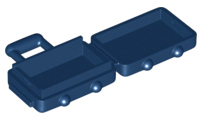 Bag / Suitcase with Long Handle [Opens] in Dark Blue