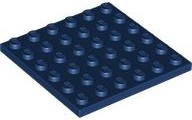 Plate 6 x 6 in Dark Blue