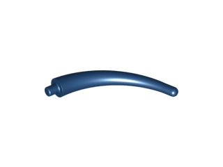 Animal Body Part / Plant, Tail / Claw / Horn / Branch / Tentacle, End Section in Dark Blue