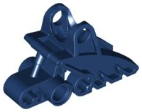 Large Figure Foot, with Ball Joint Socket 2 x 3 x 5 in Dark Blue