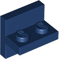 Bracket 2 x 2 with 1 x 2 Vertical Studs in Dark Blue