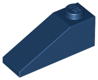 Brick Sloped 33° 3 x 1 in Dark Blue