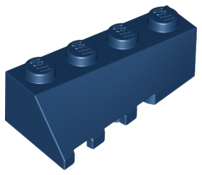 Brick Wedged, Sloped 45° 4 x 2 Right in Dark Blue