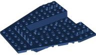 Wedge Plate Special 12 x 12 with 4 x 8 Recessed, Pin Holes in Dark Blue