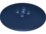 Dish 6 x 6 Inverted (Radar) with Solid Studs in Dark Blue