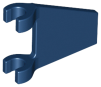 Flag 2 x 2 Trapezoid with Flat Area between Clips in Dark Blue