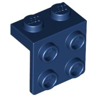 Bracket 1 x 2 - 2 x 2 in Dark Blue