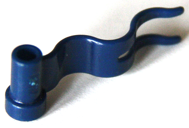 Flag 4 x 1 Wavy [First Wave Left] in Dark Blue