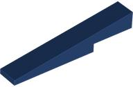 Brick Sloped 1 x 6 x 1 with 1 x 2 x 1/3 Cutout in Dark Blue
