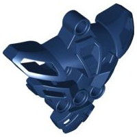 Large Figure Skeletal, Torso with 6 Holes (Matoran) in Dark Blue