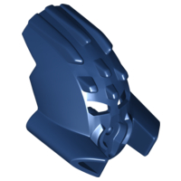 Large Figure Mask Ruru (Toa Metru) in Dark Blue