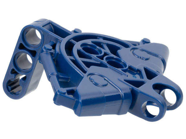 Large Figure Skeletal, Torso, Upper, with Ball Socket (Vahki) in Dark Blue