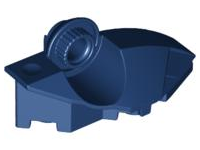 Large Figure Foot, with Rotation Joint Ball Half [Vertical Side] in Dark Blue
