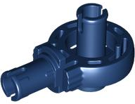 Technic Rotation Joint Ball Loop with Two Perpendicular Pins with Friction in Dark Blue