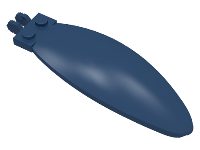 Windscreen 9 x 3 x 1 2/3 Bubble Canopy in Dark Blue